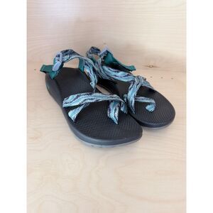 Chaco Women's Z/2 Classic Strappy Sandals Blue Tie-Dye Hiking Outdoors Size 10